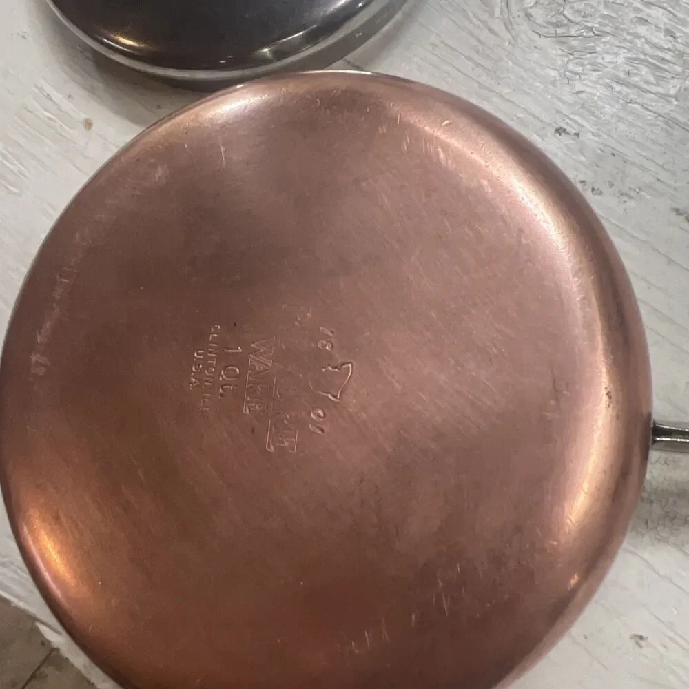 Revere Ware 1801 1 Qt Stainless Steel Copper Bottom Saucepan w/ Lid 95B